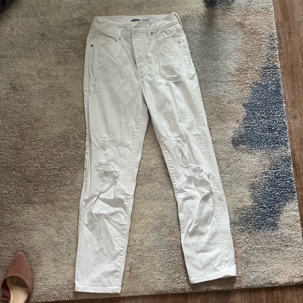 White jeans